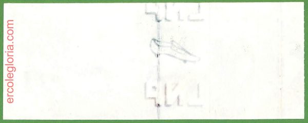 ZA2339 - Vecchio  BIGLIETTO PARTITA  CALCIO - 1986 : Italy vs Spain - immagine 4