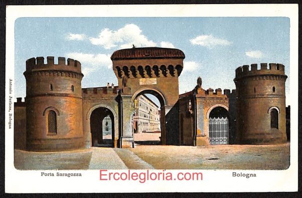 ae2089 - CARTOLINA  D'EPOCA - Bologna Città - Porta Saragozza