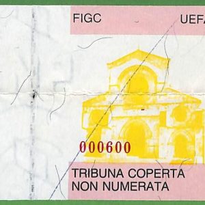 ZA2343 - Vecchio  BIGLIETTO PARTITA  CALCIO - 1985 : Italy vs Spain