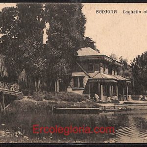 ae2094 - CARTOLINA  D'EPOCA - Bologna Città - Laghetto ai Giardini