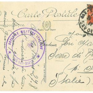 P4027 - FRANCIA/ITALIA, PRESENZA ITALIANA AL ESTERO. AIX LES BAINS 1918
