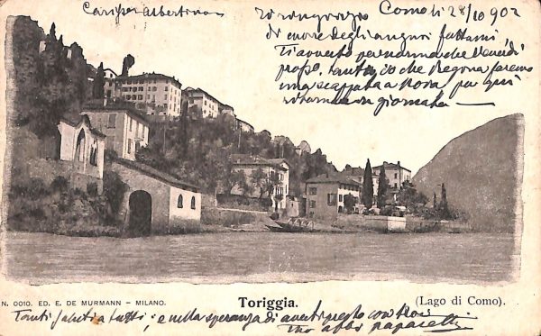 ab6531 - CARTOLINA  D'EPOCA - Como Provincia : TORIGGIA