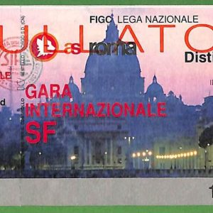 ZA1966 - Vecchio  BIGLIETTO PARTITA  CALCIO - 1992/1993 : Roma
