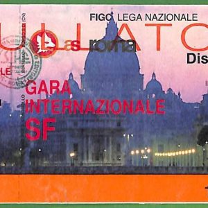 ZA1967 - Vecchio  BIGLIETTO PARTITA  CALCIO - 1992/1993 : Roma
