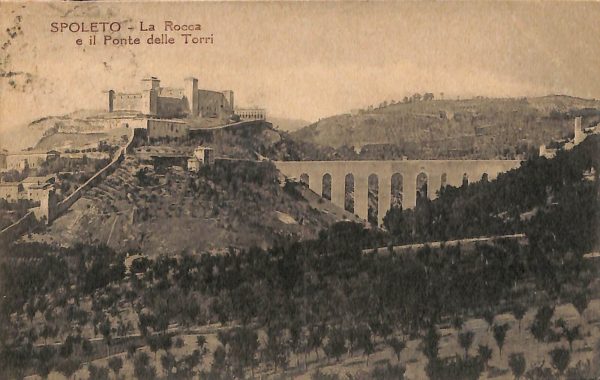 ac2938 - CARTOLINA  D'EPOCA - Perugia Provincia - SPOLETO  1927
