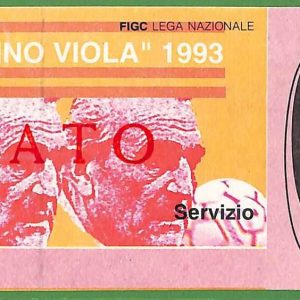 ZA1980 - Vecchio  BIGLIETTO PARTITA  CALCIO - 1993 : ''Dino Viola''