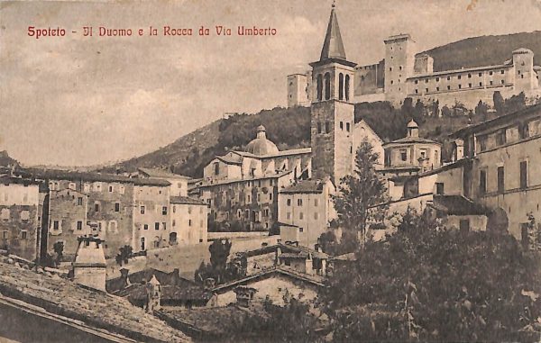 ac2965 - CARTOLINA  D'EPOCA - Perugia Provincia - SPOLETO  1917
