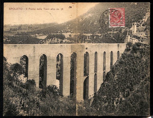 ac2966 - CARTOLINA  D'EPOCA - Perugia Provincia - SPOLETO  1927