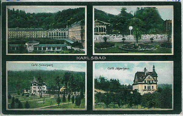 29341 - VINTAGE POSTCARD  Ansichtskarten CZECHOSLOVAKIA - Karlovy Vary  Carlsbad
