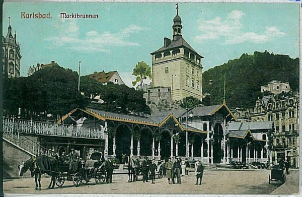 29333 - VINTAGE POSTCARD  Ansichtskarten CZECHOSLOVAKIA - Karlovy Vary  Carlsbad