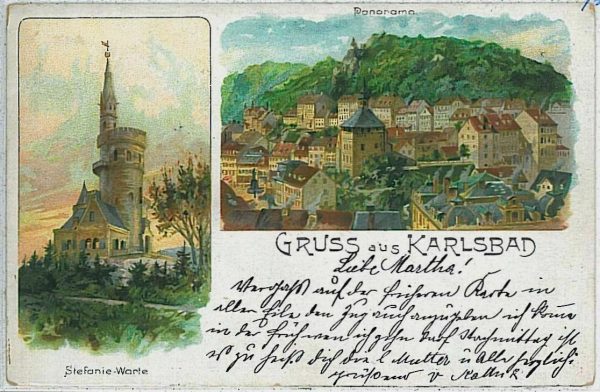 29338 - VINTAGE POSTCARD  Ansichtskarten CZECHOSLOVAKIA - Karlovy Vary  Carlsbad