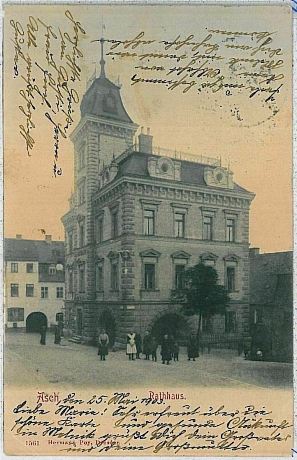 29331  - Ansichtskarten VINTAGE POSTCARD: Czech CZECHOSLOVAKIA -   Aš  Asch 1903