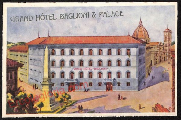 ae7166 - CARTOLINA D'EPOCA - Firenze Città - Grand Hotel Baglioni Palace
