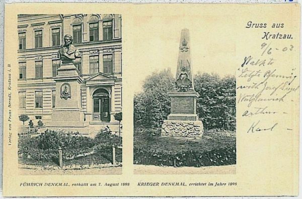29329 - Ansichtskarten VINTAGE POSTCARD Czech CZECHOSLOVAKIA - Chrastava Kratzau