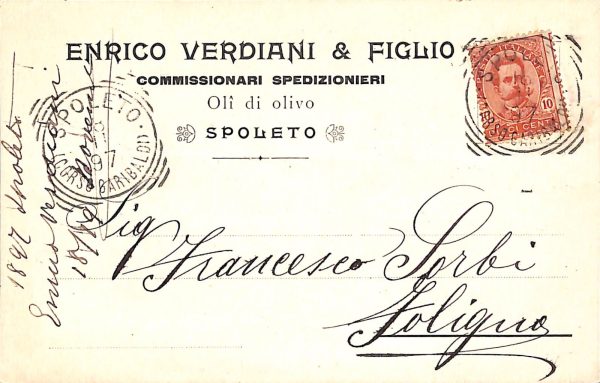 ac2986 - CARTOLINA  D'EPOCA - Perugia Provincia - SPOLETO  1897