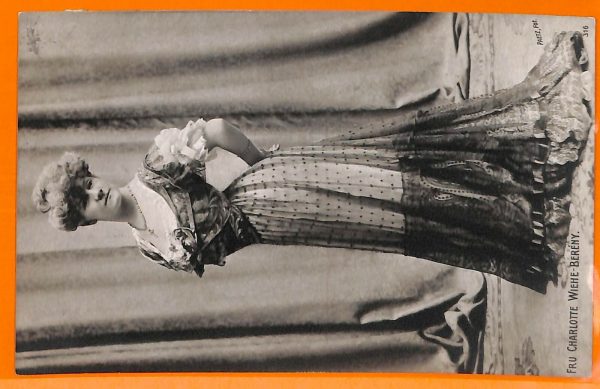 AA8336- VINTAGE POSTCARD - CINEMA ACTRESS : CHARLOTTE WIEHE-BERENY