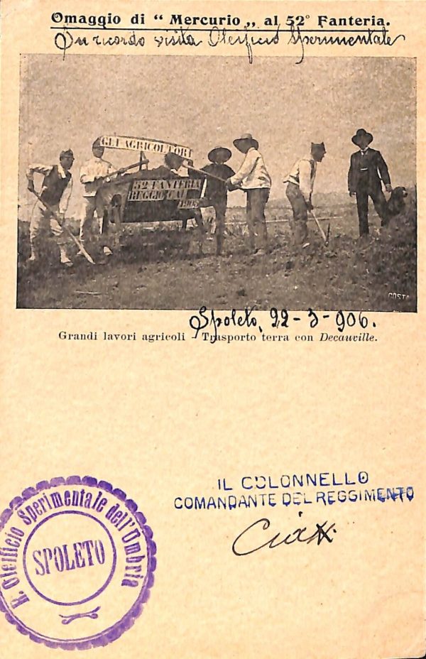 ac2999 - CARTOLINA  D'EPOCA - Perugia Provincia - SPOLETO