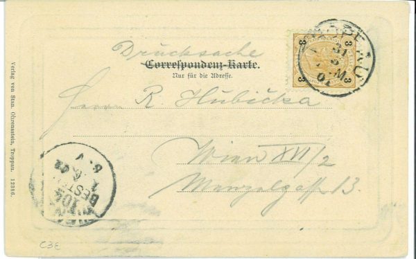 29497 -  Ansichtskarten VINTAGE POSTCARD: Czech CZECHOSLOVAKIA - Opava  Troppau - immagine 2
