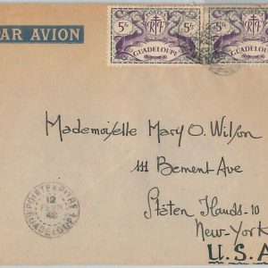 44883 -  Guadeloupe -  POSTAL HISTORY - AIRMAIL COVER to USA 1948