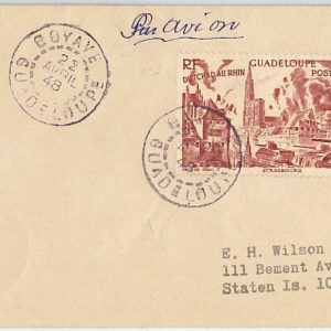 44887  -  Guadeloupe -  POSTAL HISTORY - AIRMAIL COVER to USA 1948