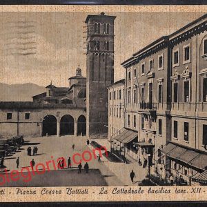 ai0448 - CARTOLINA D'EPOCA - Rieti Città - Piazza Cesare Battisti