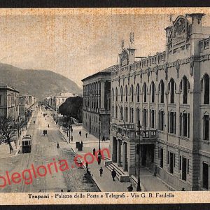 ai9250 - CARTOLINA D'EPOCA - Trapani Città - Palazzo delle Poste e Telegrafi