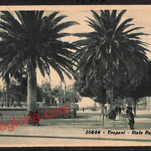 ai9254 - CARTOLINA D'EPOCA - Trapani Città - Viale Regina Elena