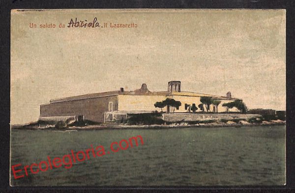 ai9257 - CARTOLINA D'EPOCA - Trapani Città - Il Lazzaretto