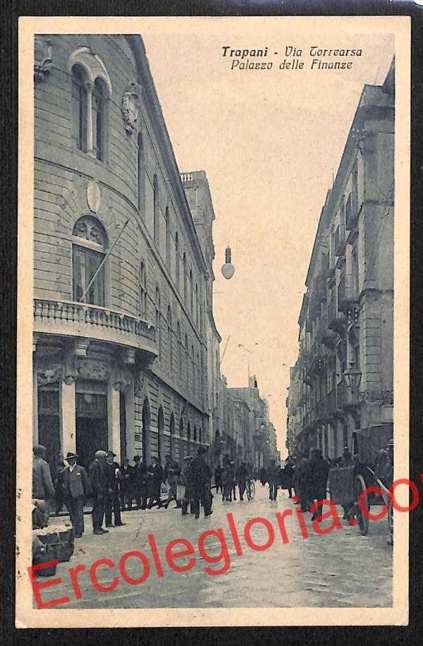 ai9262 - CARTOLINA D'EPOCA - Trapani Città - Via Torrearsa