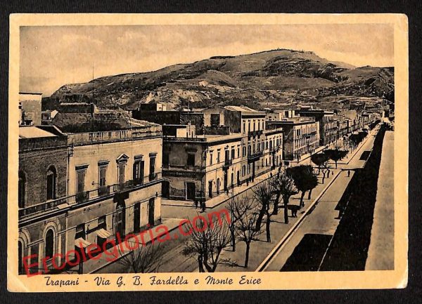 ai9270 - CARTOLINA D'EPOCA - Trapani Città - Monte Erice