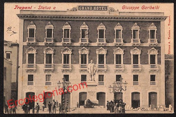 ai9272 - CARTOLINA D'EPOCA - Trapani Città - Grand Hotel