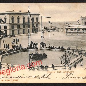 ai9278 - CARTOLINA D'EPOCA - Trapani Città - Piazza Vittorio Emanuele
