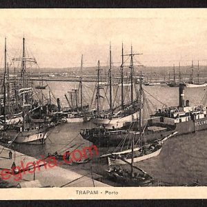ai9285 - CARTOLINA D'EPOCA - Trapani Città - Il Porto