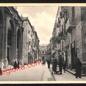 ai9287 - CARTOLINA D'EPOCA - Trapani Città - Corso Vittorio Emanuele