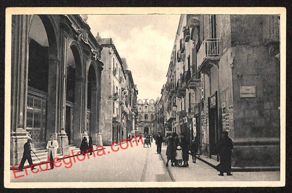 ai9287 - CARTOLINA D'EPOCA - Trapani Città - Corso Vittorio Emanuele