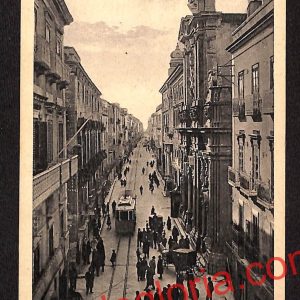 ai9288 - CARTOLINA D'EPOCA - Trapani Città - Corso Vittorio Emanuele