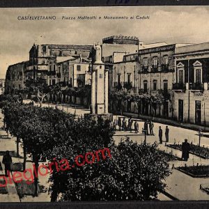 ai9306 - CARTOLINA D'EPOCA - Trapani Provincia - Castelvetrano