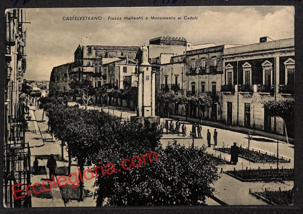 ai9306 - CARTOLINA D'EPOCA - Trapani Provincia - Castelvetrano