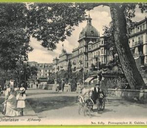 ad4483 - SWITZERLAND Schweitz - Ansichtskarten VINTAGE POSTCARD -Interlaken-1907