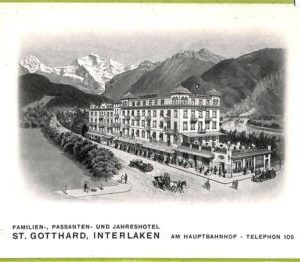ad4487 - SWITZERLAND Schweitz - Ansichtskarten VINTAGE POSTCARD - Interlaken