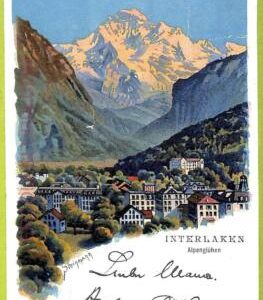 ad4475 - SWITZERLAND Schweitz - Ansichtskarten VINTAGE POSTCARD - Interlaken