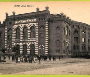0745 - SPAIN - VINTAGE POSTCARD - Cadiz - Gran Teatro