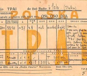 ac6274 -  POLAND -  VINTAGE  POSTCARD -  Warszawa - 1926   RADIO CARD