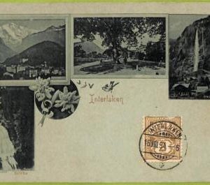 ad4492 - SWITZERLAND Schweitz- Ansichtskarten VINTAGE POSTCARD -Interlaken -1904