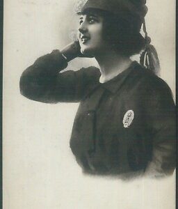 LIB107 - CARTOLINA d'Epoca MILITARE Propaganda - FOTOGRAFICA Camicie Nere