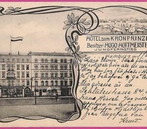 ah6970  - GERMANY - VINTAGE POSTCARD Ansichtskarten - Hamburg - 1902