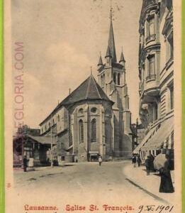 ad4543 - SWITZERLAND Schweitz- Ansichtskarten VINTAGE POSTCARD - Lausanne - 1901