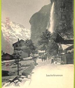 ad4665 - SWITZERLAND Schweitz - Ansichtskarten VINTAGE POSTCARD - Lauterbrunnen