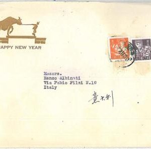 27067 - CHINA -- POSTAL HISTORY - AIRMAIL COVER to ITALY 1927
