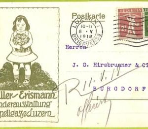 ad4642 - SWITZERLAND Schweitz- Ansichtskarten VINTAGE POSTCARD-  Luzern - 1918